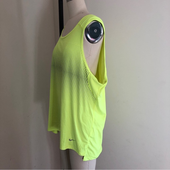 Neon Yellow Nike Tank Top - Picture 2 of 4